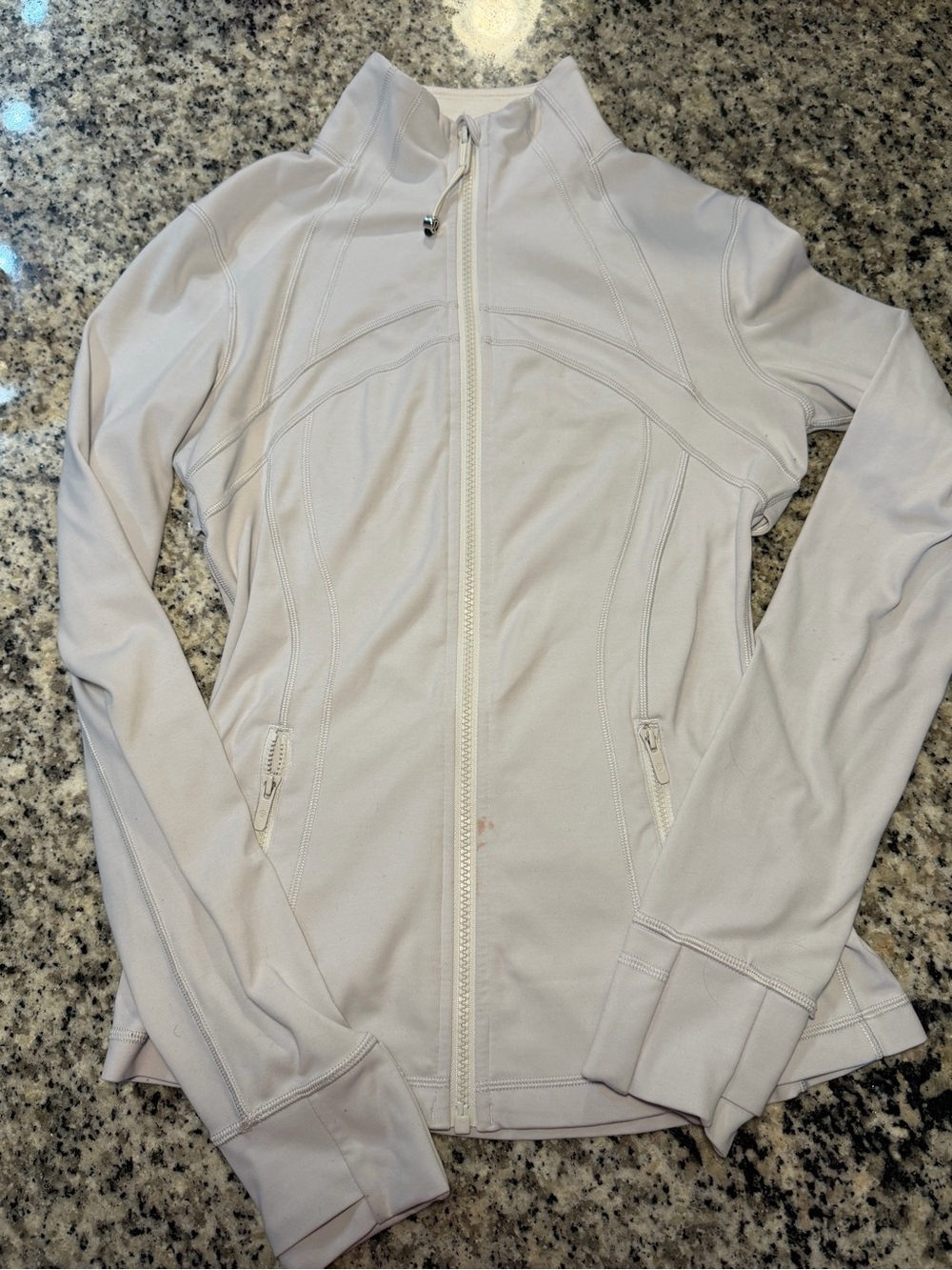 lululemon athletica Women’s Light Gray Full-Zip Utility Jacket